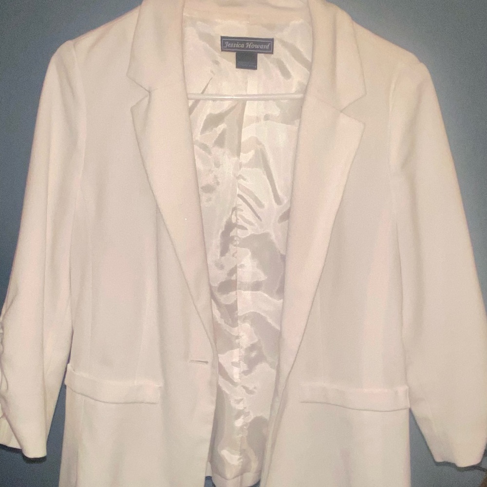 Jessica Howard Women's White Blazer
